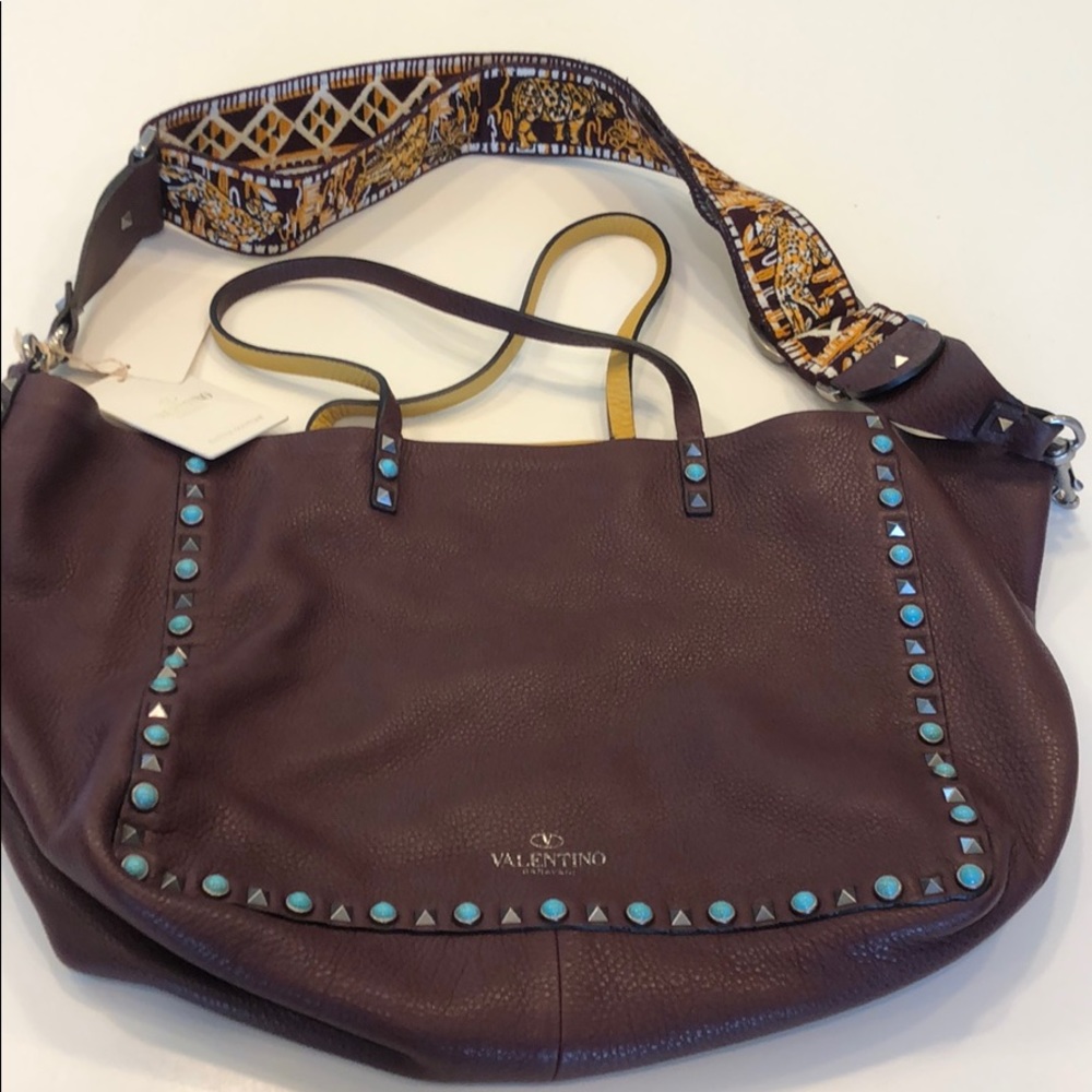 Valentino Reversible Rockstud Medium Tote